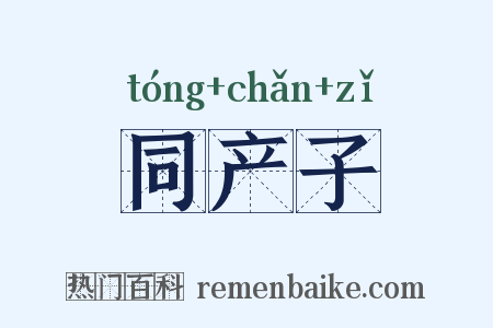 同产子是什么意思的图片